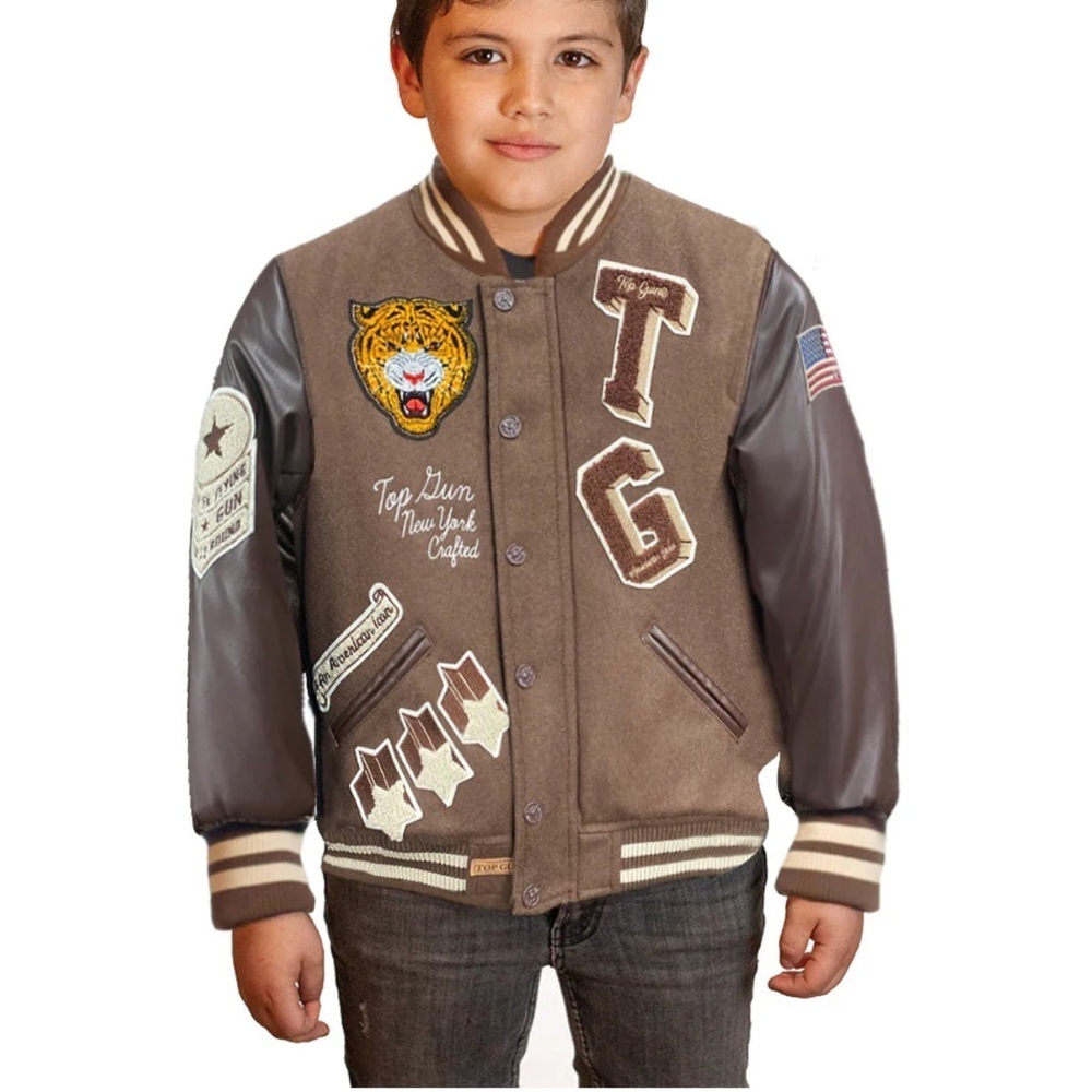 TOP GUN® KIDS TIGER VARSITY JACKET 10